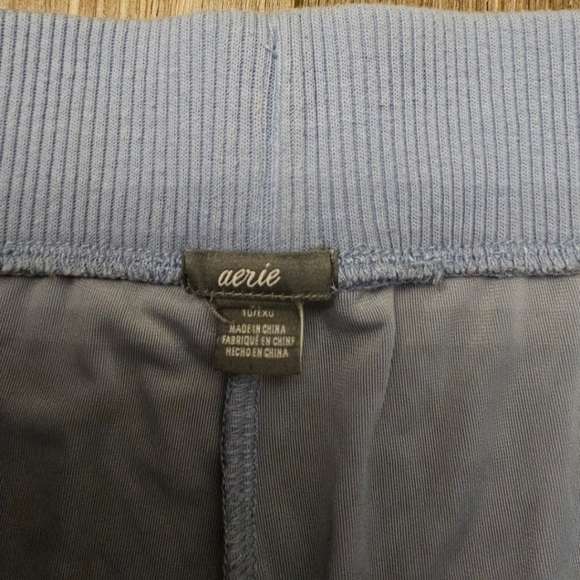 Light Blue Aerie Velvet Joggers Sz XL - Picture 3 of 9